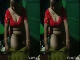 Exclusive video of Desi bhabhi in clothes, Part 1