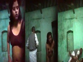 Desi granny and young bhabhi engage in sexual activity