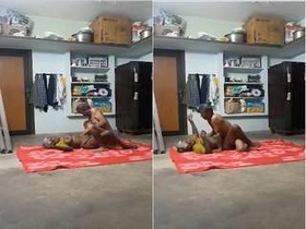 Amateur Desi couple caught in the act of passionate fucking