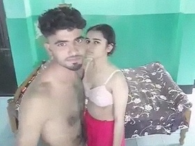 Busty Indian babe goes nude in a sensual striptease video