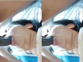 Exclusive Tamil wife gives a blowjob in part 1
