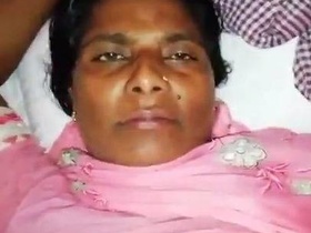 Indian aunt with a hairy puss gets fucked hard on camera