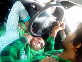 Desi couple's steamy encounter in the car
