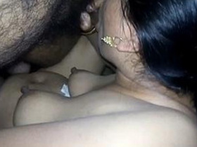 Indian wife gives a blowjob and gets fucked hard by her husband