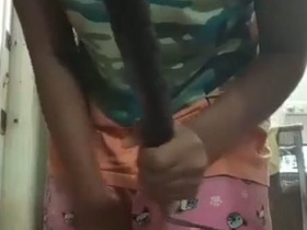 Horny girl indulges in fingering and masturbating her pussy in HD video