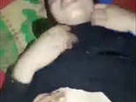 Desi girl from a tribal village masturbates and moans in pain