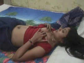 Desi wife gets ready for the night