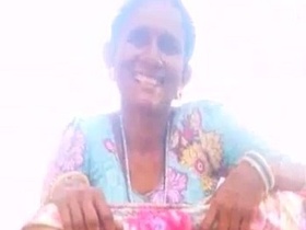 Indian woman pees in the outdoors in a sexy video tagged with kamapisachi