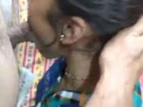 Indian wife performs oral sex on her husband
