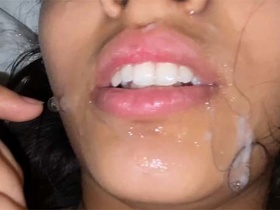 Desi college girl has sex in a mask