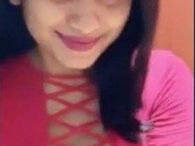 Indian beauty flaunts her massive cleavage