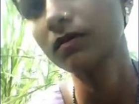 Short outdoor video of quick sex with a girl from India