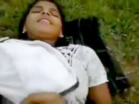 Indian couple has outdoor sex in rural area