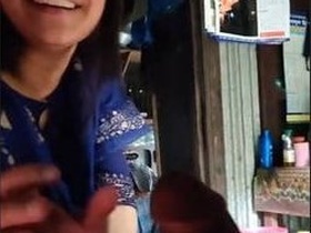 Indian cam girl eagerly sucks her partner's dick