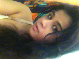 Tamil girl flaunts her breasts and vagina