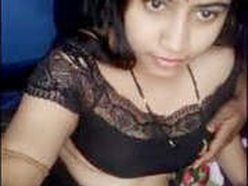 Devar gets turned on and starts pressing his hands on Bhabhi's lovely boobs