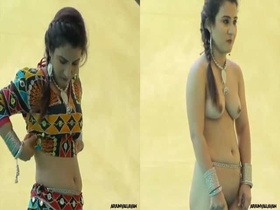 Watch a stunning Indian girl strip and tease in a hot video