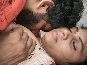 Indian YouTube couple's boob-press and belly-button kissing video