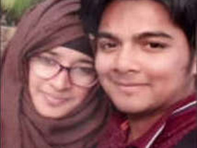 Beautiful Bangladeshi girl flaunts her curves in a video call