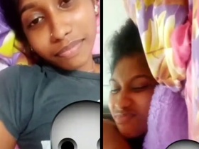 Watch a slender girl moan with pleasure in this steamy video