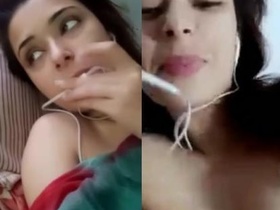 Indian girl on video chat