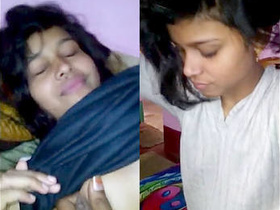 Desi babe flaunts her body to her boyfriend in a steamy video