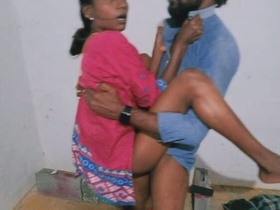 Indian couple from Tamil Nadu engages in rough sex