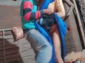 Loving every moment with her partner