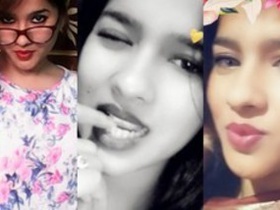 Desi girl flaunts her big boobs on video call