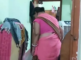 Indian couple gets intimate in bedroom