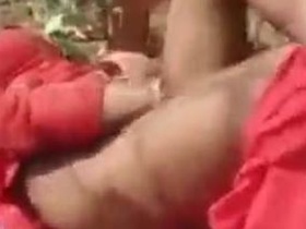 Aunty from the village enjoys outdoor sex with her lover