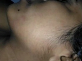 Adorable black girl enjoys oral and vaginal sex