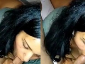 NRI babe gives a mind-blowing blowjob