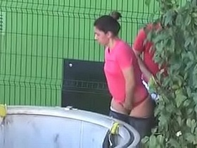 Hidden outdoor sex with a delayed release from Foundry