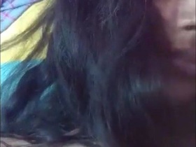 Beautiful girl demonstrates how to pleasure herself with her fingers