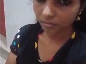 College babe with massive boobs gets naughty