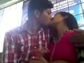 Desi couple cuddles and smooches in steamy video