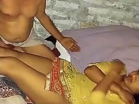 Desi wife sucks and fucks me with her husband in a small village