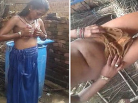 Desi teen gets caught in the rain while pleasuring her boyfriend