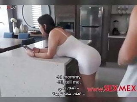 MILF gets fucked hard by her stepson