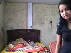 Desi couple gets caught in the act of fucking in the bedroom