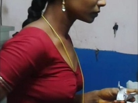 Hot Tamil wife prepping for sex in movies