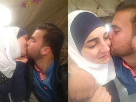 Desi hijab-clad girl plays with her pussy while masturbating