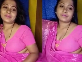 Bhabi with big boobs gets naughty on TikTok