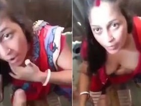 BanglaTalk's Boudi Case gives a blowjob in sexy video