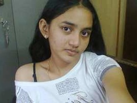 A beautiful Indian teen with a cute appearance