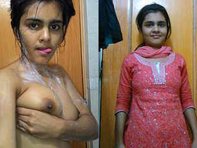 Indian shower scene with nude models