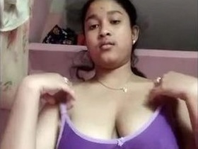 Exotic Indian babe flaunts her big boobs and pussy