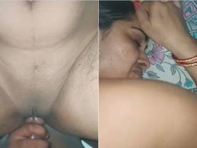 Exclusive amateur video of a Desi wife getting doggy style