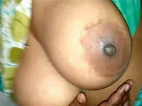 Shy Tamil aunty gives a hot blowjob